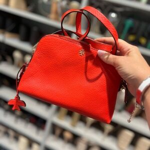 Tory Burch Leather Crossbody with stunning charms